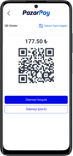 QR kod ile ödeme al